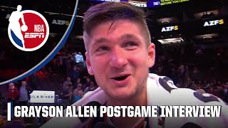 ‘I knew I hit a lot’ – Grayson Allen reacts to making 7 3PT in first quarter  NBA on ESPN [upl. by Salkcin791]