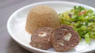 Pastel de Carne Orgánica con Quinoa  Delicioso y Fácil  Meat Loaf Orgánico  Arrollado de Carne [upl. by Tanhya485]