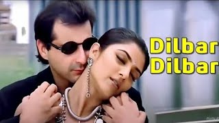 Dilbar Dilbar Lyrical Video  Sirf Tum  Sushmita Sen Sanjay Kapoor [upl. by Gerty]