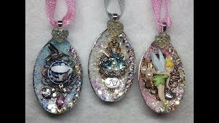 DIYGorgeous Sparkly Plastic Spoon Ornaments From DT Amazing [upl. by Drucilla]