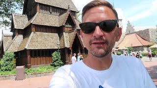 Adventures Around The World Showcase At Disney  Taking A Closer Look At The Norway Pavilion [upl. by Deelaw549]