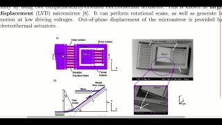 20 Years Evolution of Electrothermal MEMS Mirror for EndoOCT [upl. by Lenz]