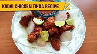 Kadai Chicken Tikka Recipe  Chicken Kadai Recipe In Hindi  Food TV [upl. by Oir236]