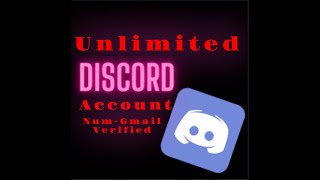 How To Create Unlimited Discord Accounts  Number  Gmail Verified [upl. by Anevad]