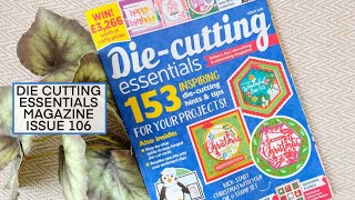 DIE CUTTING ESSENTIALS MAGAZINE issue 106 incl my projects [upl. by Davena]