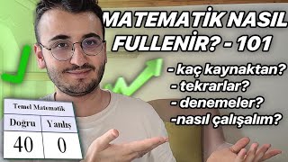 Matematiği Nasıl Fulledim  Sıfırdan Adım Adım Planlama Yks Matematik [upl. by Rafter]