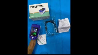 PULSE OXIMETER FINGERTIP LK87 [upl. by Neeneg820]