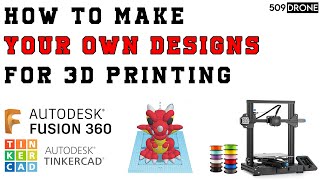 How to make your own 3D print designs  Beginner Friendly [upl. by Gwenora]