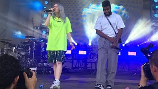 billie eilish  lovely with khalid  lollapalooza 2018 [upl. by Kosiur285]