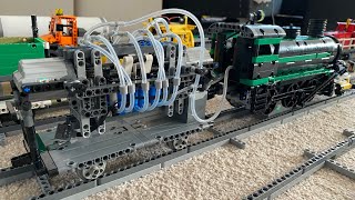 UPDATE 5 Pneumatic Steam Locomotive  Lego Technic Trains [upl. by Llennhoj]