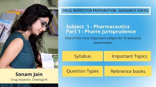 DI  Drug Inspector I Syllabus I Questions I Books  Part1 preparation guidance [upl. by Annaoy]