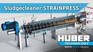 Sludgecleaner STRAINPRESS® by HUBER Technology Inc [upl. by Nuahc]