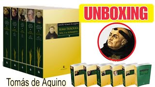 UNBOXING SUMA TEOLÓGICA TOMÁS DE AQUINO [upl. by Petite]