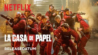 La Casa de Papel Deel 5  Releasedatum  Netflix [upl. by Aidekal]