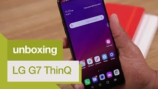 Unboxing  LG G7 ThinQ  Americanascom [upl. by Petie]