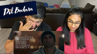 Dil Bechara Trailer Reaction  Sushant Singh Rajput Sanjana Sanghi  AR Rehman  RajDeepLive [upl. by Lefton304]