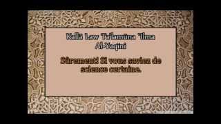 sourate 102 AtTakathur La Course aux Richesses Tawfiq AsSayigh en francais  phonétique [upl. by Rebmac633]