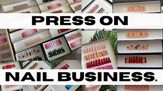 DIY Press On Nails Easy and Affordable Nail Art at Home Press on nails tutorial Asmr [upl. by Aisela]