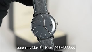 Junghans Max Bill Mega 058482300 [upl. by Cato]