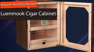 Luenmooks Cigar Cabinet Humidor on Amazon Is It Worth the Investment [upl. by Onabru]