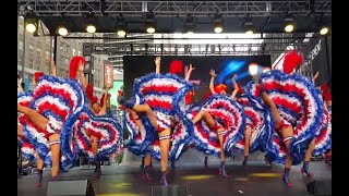 France popular Dancing French CanCan Performed at New York [upl. by Pierrepont]