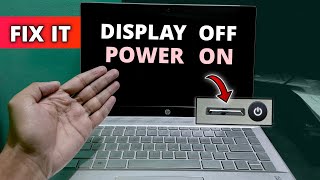 Fix it Laptop ON but Display Black  Black Screen Problem  Laptop Starts but No Display [upl. by Elon275]