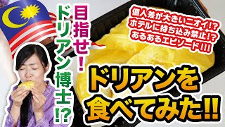 【ドリアンの魅力④】ドリアン食べてみた！！3回食べると美味しくなる！？ [upl. by Regor]