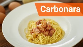 Carbonara  prawdziwy włoski przepis [upl. by Harmonie562]