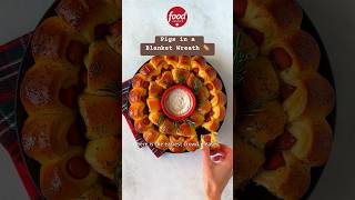 Pigs in a Blanket Wreath is a Fun and Festive Twist on a Classic 🌭 holidays [upl. by Nibbor]