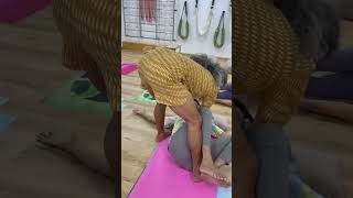 Neck Traction Therapy at PeaceYogaDubai  First Therapeutic Yoga in Dubai dhakaram [upl. by Estella]