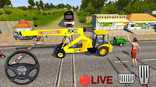 LIVE🛑JCB CRANE LIFTALL DRIVING  BUS SIMULATOR INDONESIA LIVE STREAM [upl. by Iel252]