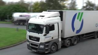 TRUCKS AT LYMM POPLAR SERVICES NOV 5th 2015 [upl. by Madden337]