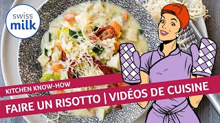 Comment faire un risotto  Vidéo de cuisine  Swissmilk 2010 [upl. by Rases]