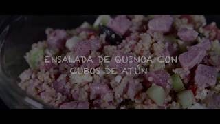 Ensalada de quinoa con Cubitos de Atún Dolores [upl. by Maxia]