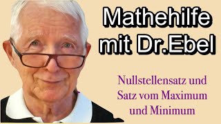 Nullstellensatz und Satz vom Maximum und Minimum [upl. by Maryn]