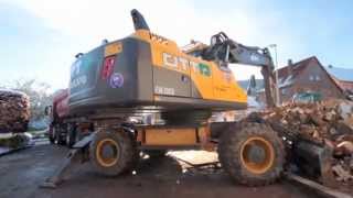 Volvo EW 210D in Aktion  Volvo EW 210D in action [upl. by Arocat]