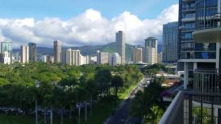 Outrigger Reef Hotel Waikiki Beach Hotel ocean view [upl. by Nanaek987]