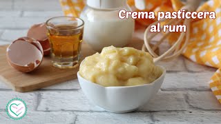 CREMA PASTICCERA AL RUM [upl. by Atikram]