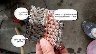 silver stripping with electrowinning method [upl. by Dviad]