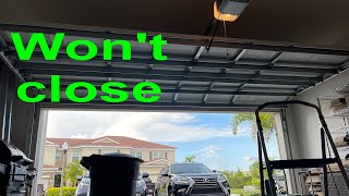 Garage Door Opener Blinking Light  Sensor Fix Garage Tec Garage Door Repair Richardson [upl. by Lenod]