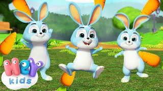 Sleeping Bunnies Hop Hop Hop 🐰 Song for Toddlers  HeyKids  Nursery Rhymes [upl. by Novia387]