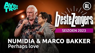 Numidia amp Marco Bakker  Perhaps love  Beste Zangers 2023 [upl. by Cissie]