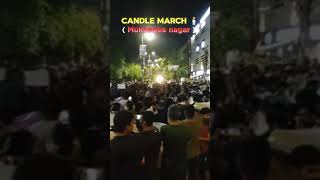 Mukherjee nagar🕯mukharjeenagar rajendranagar candelmarch shorts shortvideo protest trend [upl. by Ardiek]