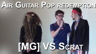 Avant Première Pop Redemption Paris  Duel Air Guitar [upl. by Orfield]