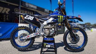 Inside Haiden Deegans Factory Star Racing Yamaha YZ250F [upl. by Placia]