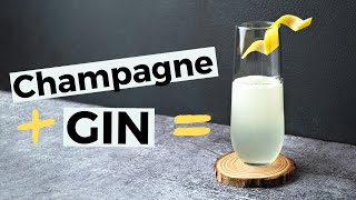 How to make the FRENCH 75  an easy gin cocktail recipe [upl. by O'Hara]