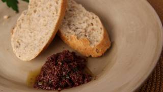 Olive Tapenade Recipe  Laura Vitale  Laura in the Kitchen Episode 281 [upl. by Fayina]