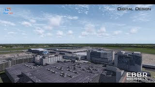 Prepar3D JUSTSIM  EBBR  BRUSSELS AIRPORT P3D4 [upl. by Hoover]