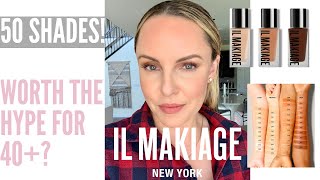 IL MAKIAGE WOKE UP LIKE THIS FOUNDATION REVIEW amp WEAR TEST for 40 [upl. by Legim]