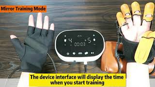 How do stroke patients use the hand rehab robot gloves [upl. by Aronoff]